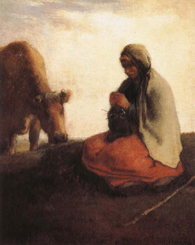 Jean Francois Millet Countrywoman oil painting image